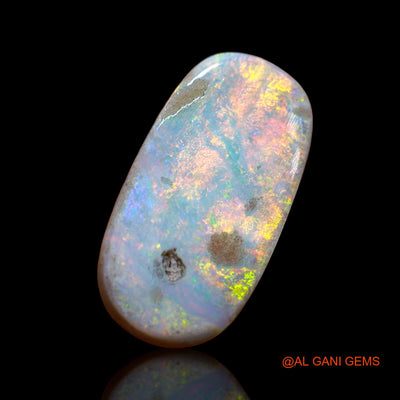 6.00 Cts Natural Australian Fire Opal Oval Cabochon Loose Gemstone For Jewelry 20x10x4 mm AB-921