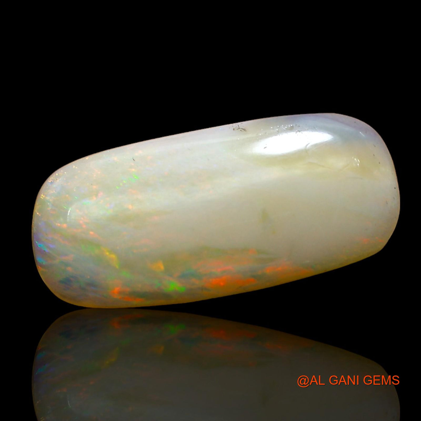 5.00 Cts Natural Australian Fire Opal Loose Gemstone Oval Cabochon 22x10x3 mm AB-922
