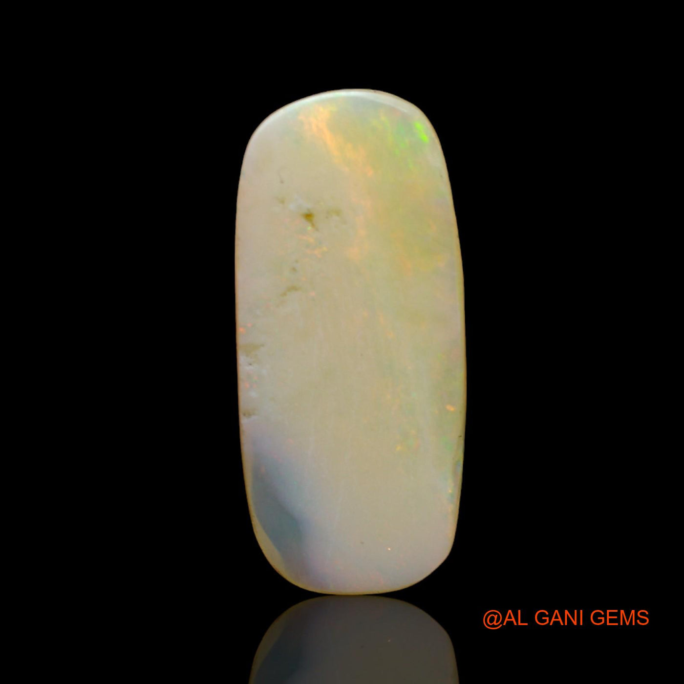 5.00 Cts Natural Australian Fire Opal Loose Gemstone Oval Cabochon 22x10x3 mm AB-922