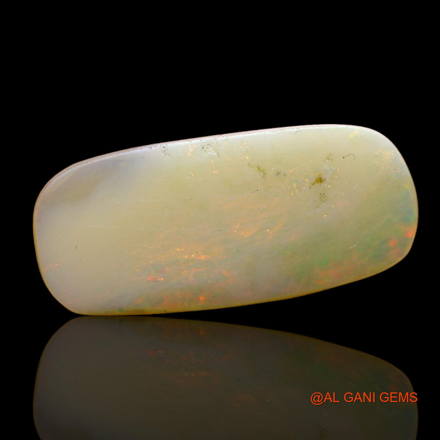 5.00 Cts Natural Australian Fire Opal Loose Gemstone Oval Cabochon 22x10x3 mm AB-922