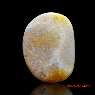 6.00 Cts Natural Australian Fire Opal Loose Gemstone Fancy Cabochon 18x14x3 mm AB-923