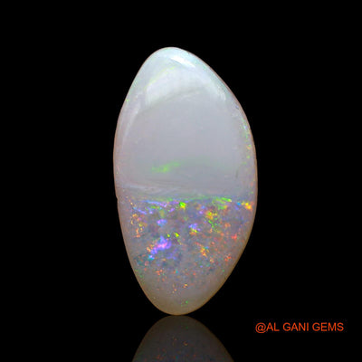 4.00 Cts Unheated Australian Fire Opal Loose Gemstone Fancy Cabochon Natural 21x11x3 mm AB-924