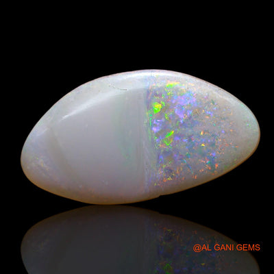 4.00 Cts Unheated Australian Fire Opal Loose Gemstone Fancy Cabochon Natural 21x11x3 mm AB-924