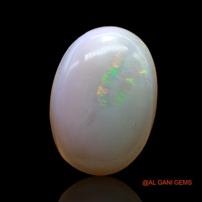 Natural Fire Opal Gemstone 10.00 Cts Loose Oval Cabochon From Australia 18x12x6 mm AB-925