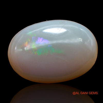 Natural Fire Opal Gemstone 10.00 Cts Loose Oval Cabochon From Australia 18x12x6 mm AB-925