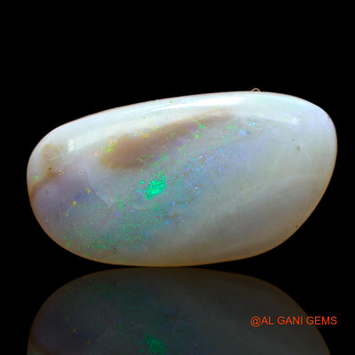 6.00 Cts Natural Australian Fire Opal Loose Gemstone Fancy Cabochon 20x11x4 mm AB-926