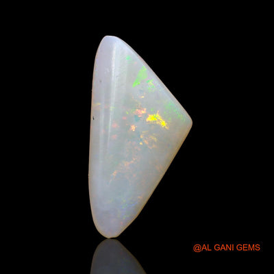 Natural Untreated Fire Opal Loose Gemstone Trillion Cabochon From Australia 5.00 Cts 22x11x4 mm AB-927