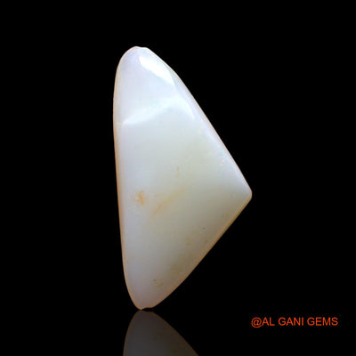 Natural Untreated Fire Opal Loose Gemstone Trillion Cabochon From Australia 5.00 Cts 22x11x4 mm AB-927