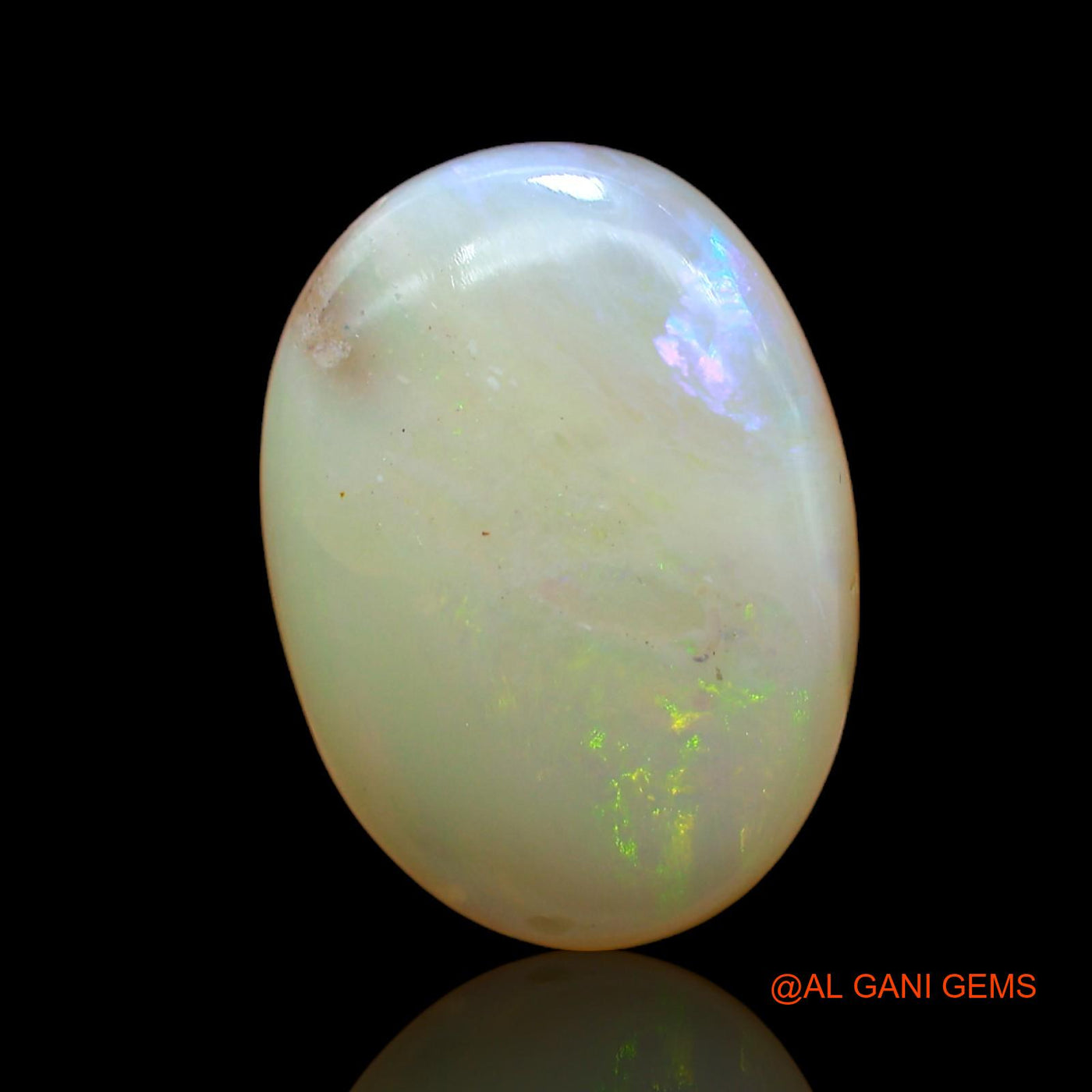 Natural Untreated Fire Opal Loose Gemstone Oval Cabochon From Australia 9.00 Cts 17x13x6 mm AB-929
