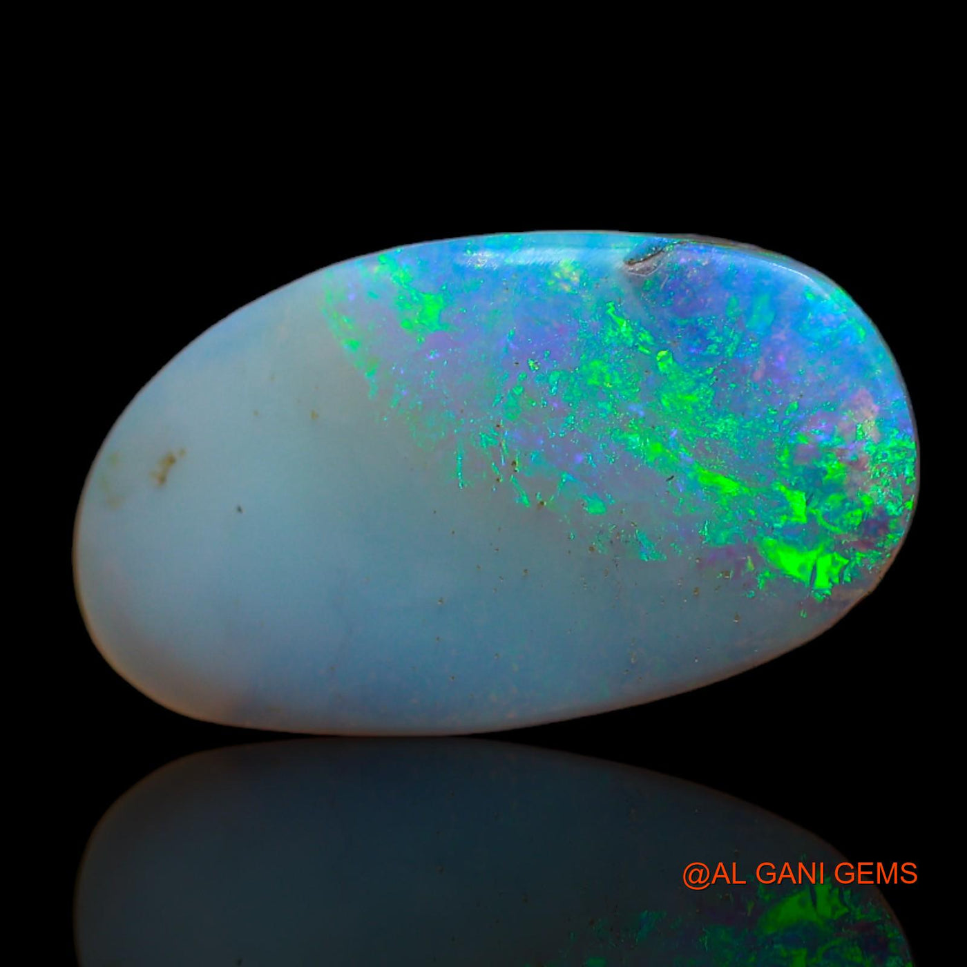 Natural Untreated Fire Opal Loose Gemstone Oval Cabochon From Australia 9.35 Cts 20x11x2 mm AB-92