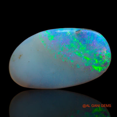 Natural Untreated Fire Opal Loose Gemstone Oval Cabochon From Australia 9.35 Cts 20x11x2 mm AB-92
