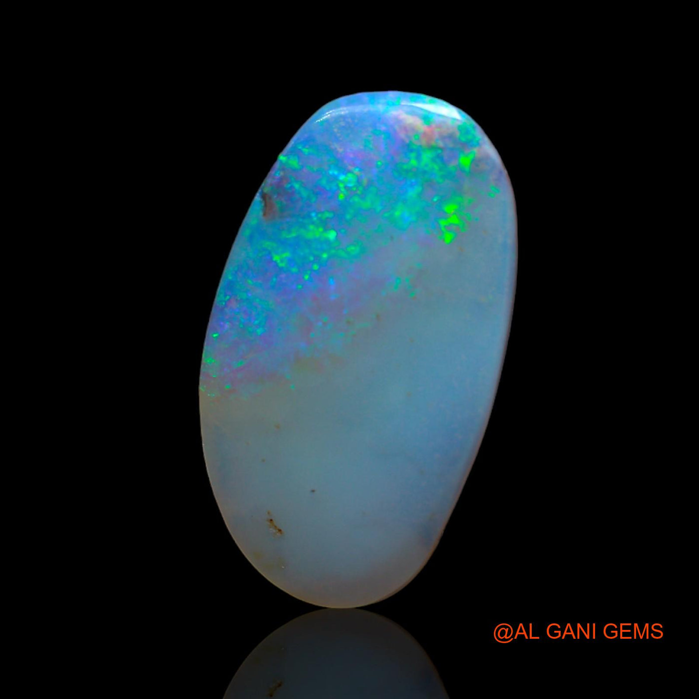 Natural Untreated Fire Opal Loose Gemstone Oval Cabochon From Australia 9.35 Cts 20x11x2 mm AB-92