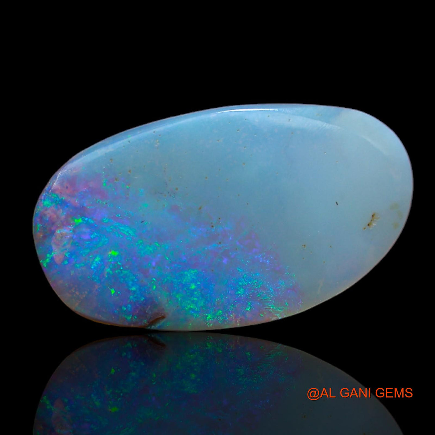 Natural Untreated Fire Opal Loose Gemstone Oval Cabochon From Australia 9.35 Cts 20x11x2 mm AB-92