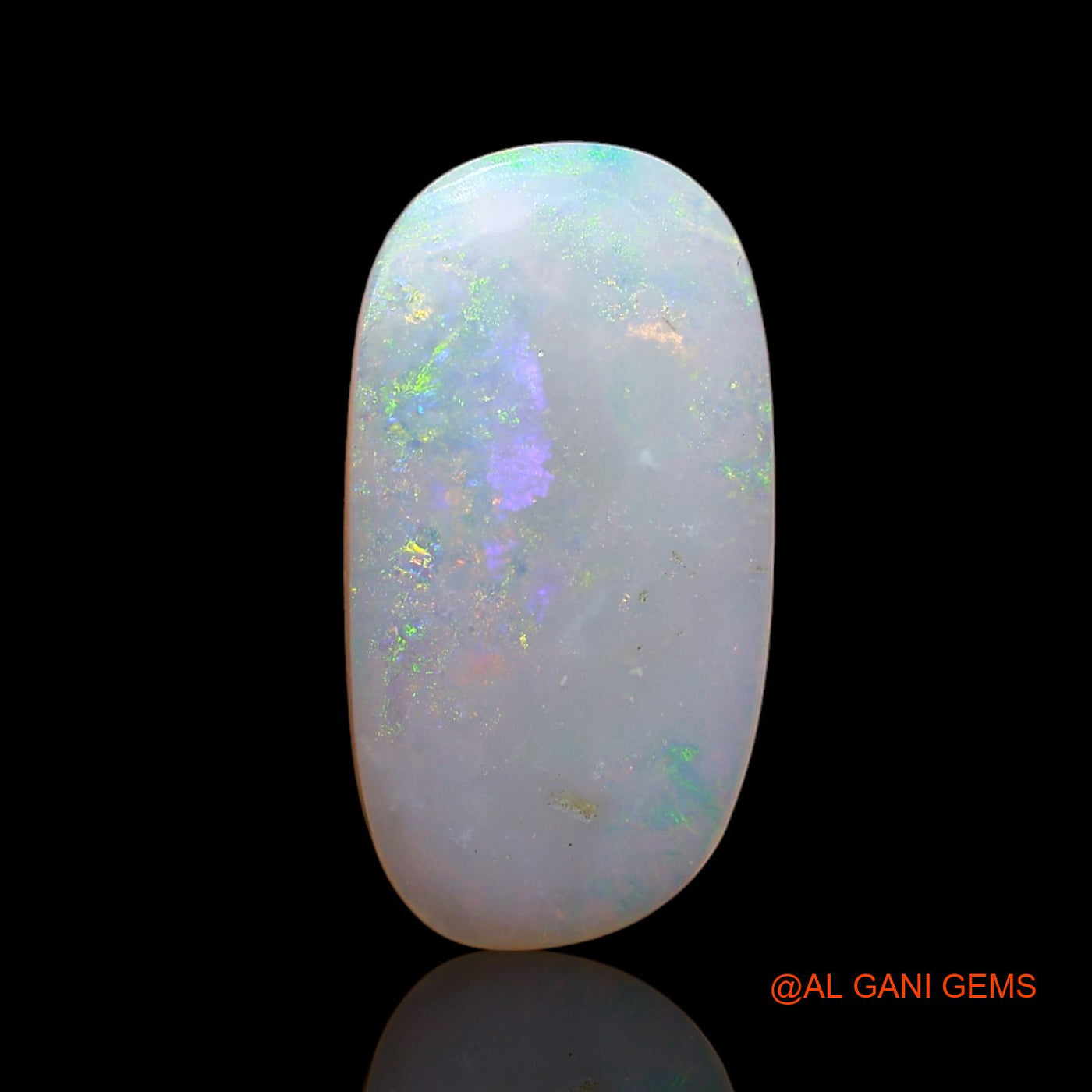 Natural Fire Opal Gemstone 3.00 Cts Loose Fancy Cabochon From Australia 18x9x2 mm AB-930