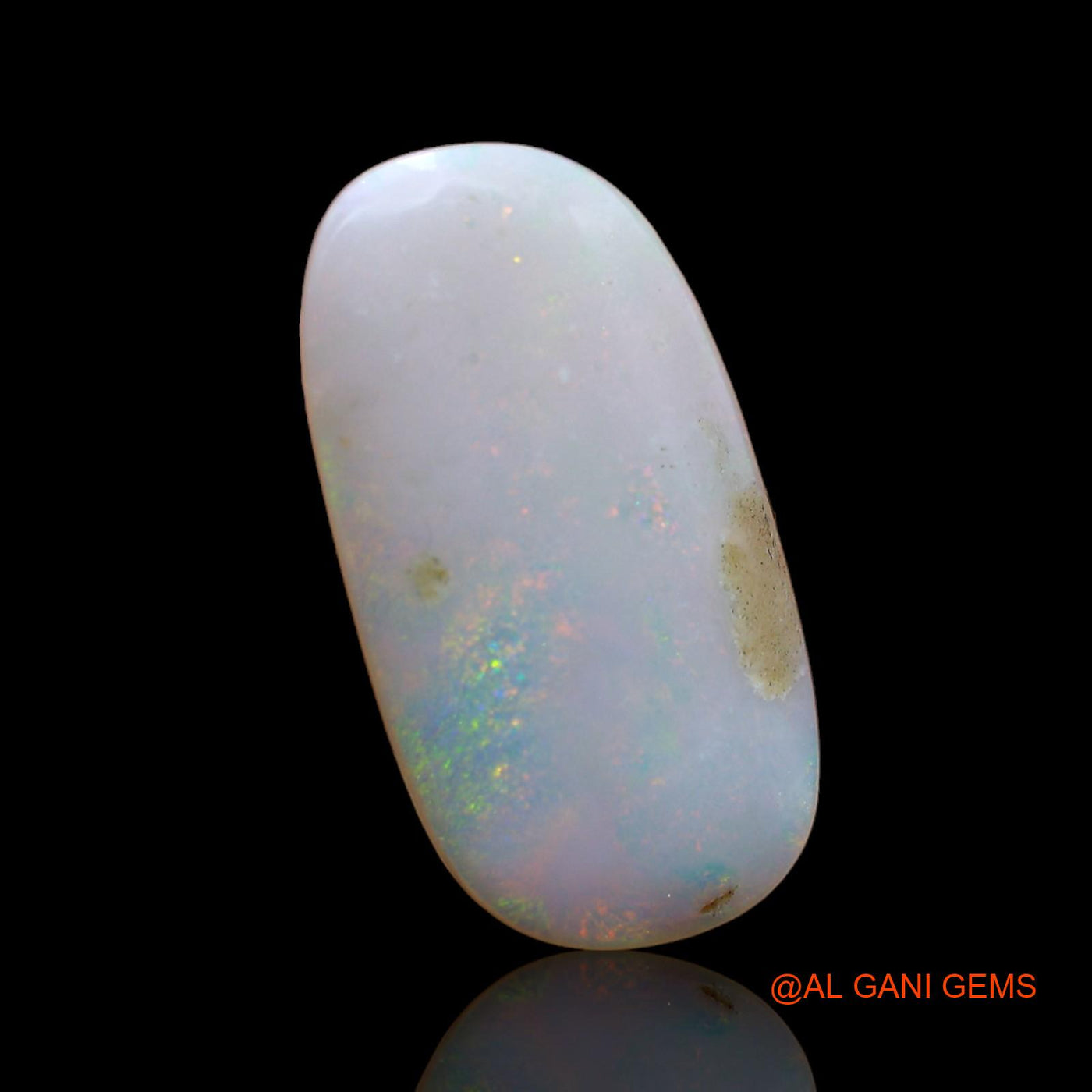 Natural Fire Opal Gemstone 3.00 Cts Loose Fancy Cabochon From Australia 18x9x2 mm AB-930
