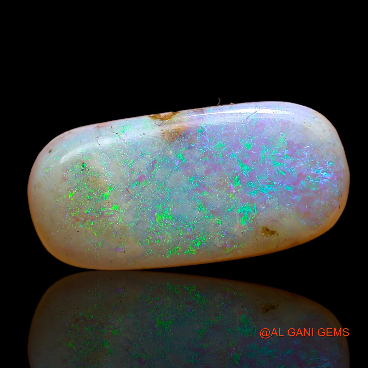 5.00 Cts Natural Australian Fire Opal Loose Gemstone Oval Cabochon 19x9x3 mm AB-932