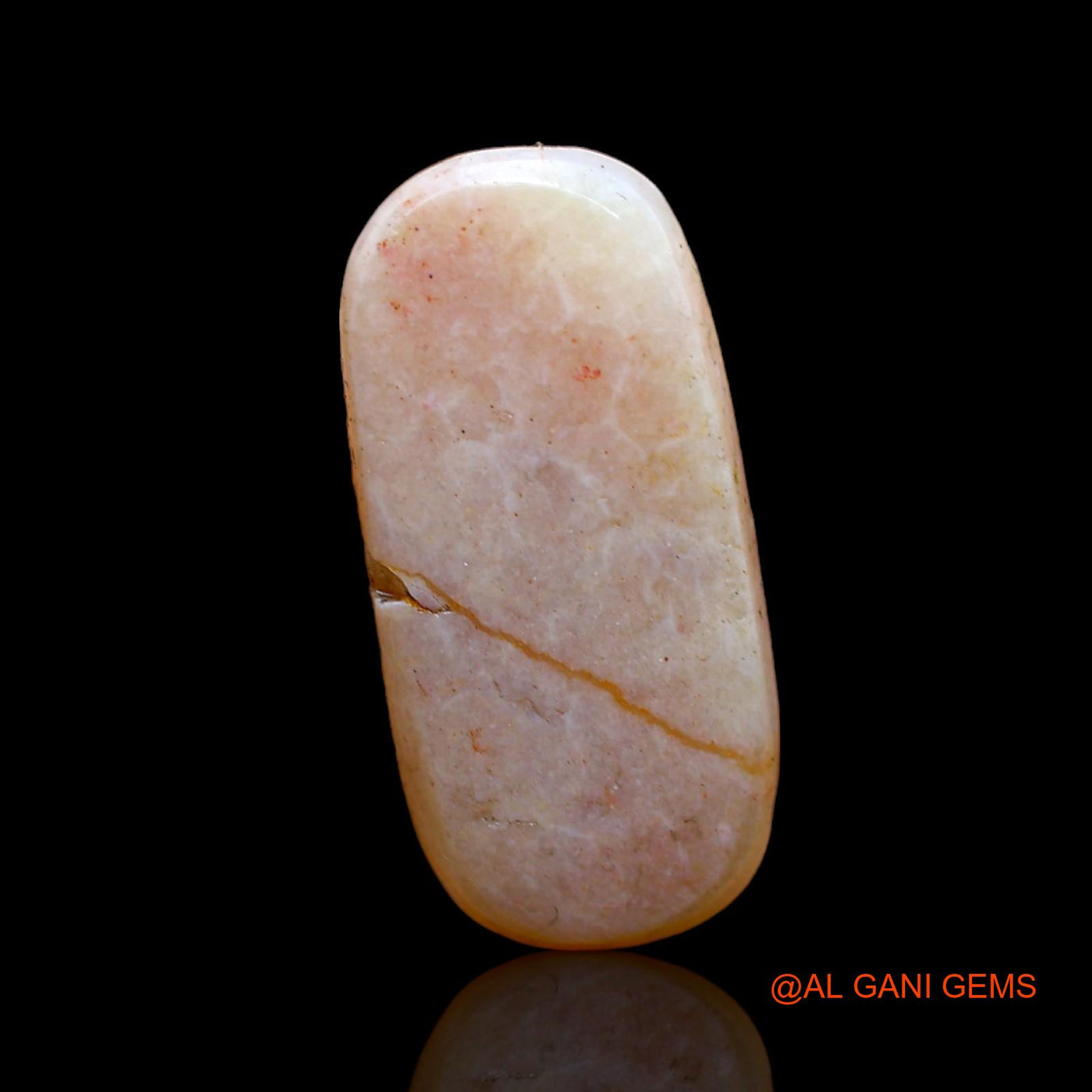 5.00 Cts Natural Australian Fire Opal Loose Gemstone Oval Cabochon 19x9x3 mm AB-932