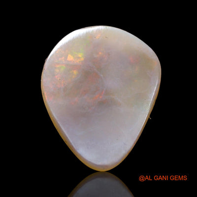 3.00 Cts Natural Australian Fire Opal Loose Gemstone Fancy Cabochon 17x14x2 mm AB-934