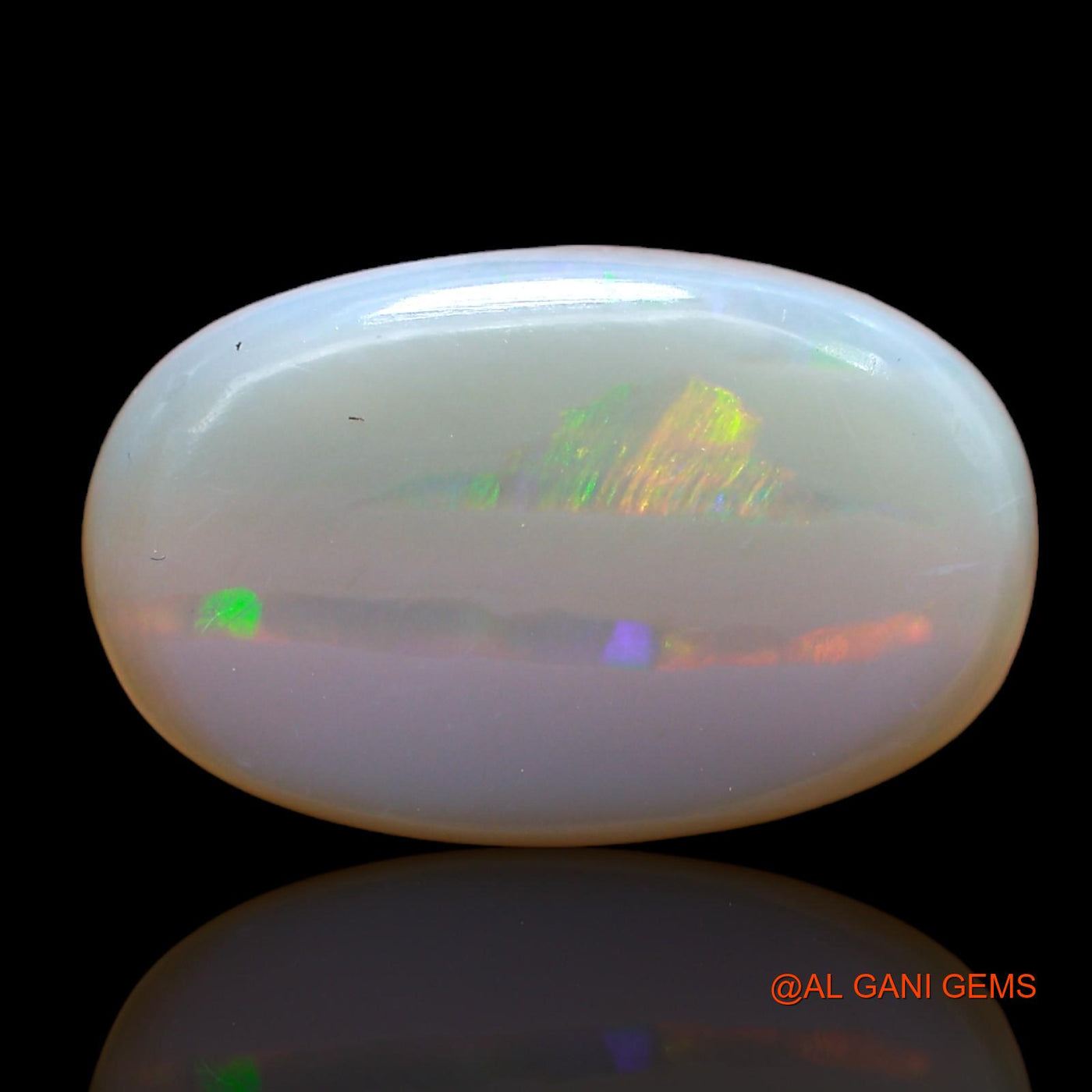 8.00 Cts Natural Australian Fire Opal Loose Gemstone Oval Cabochon 18x11x5 mm AB-936