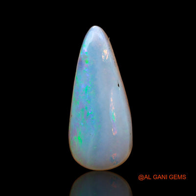4.00 Cts Natural Australian Fire Opal Loose Gemstone Pear Cabochon 14x8x4 mm AB-937