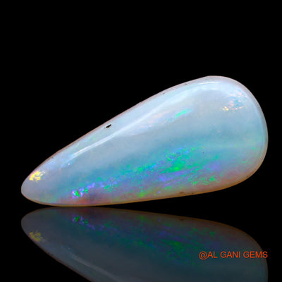 4.00 Cts Natural Australian Fire Opal Loose Gemstone Pear Cabochon 14x8x4 mm AB-937