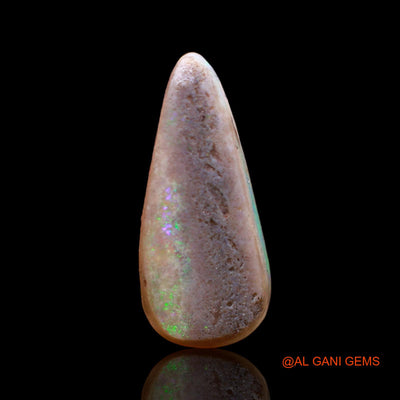 4.00 Cts Natural Australian Fire Opal Loose Gemstone Pear Cabochon 14x8x4 mm AB-937