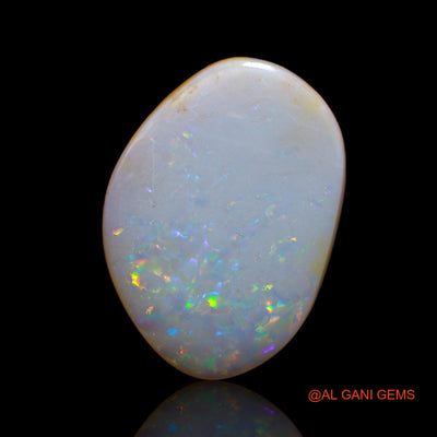 8.75 Cts Natural Australian Fire Opal Loose Gemstone Fancy Cabochon 20x14x2 mm AB-93