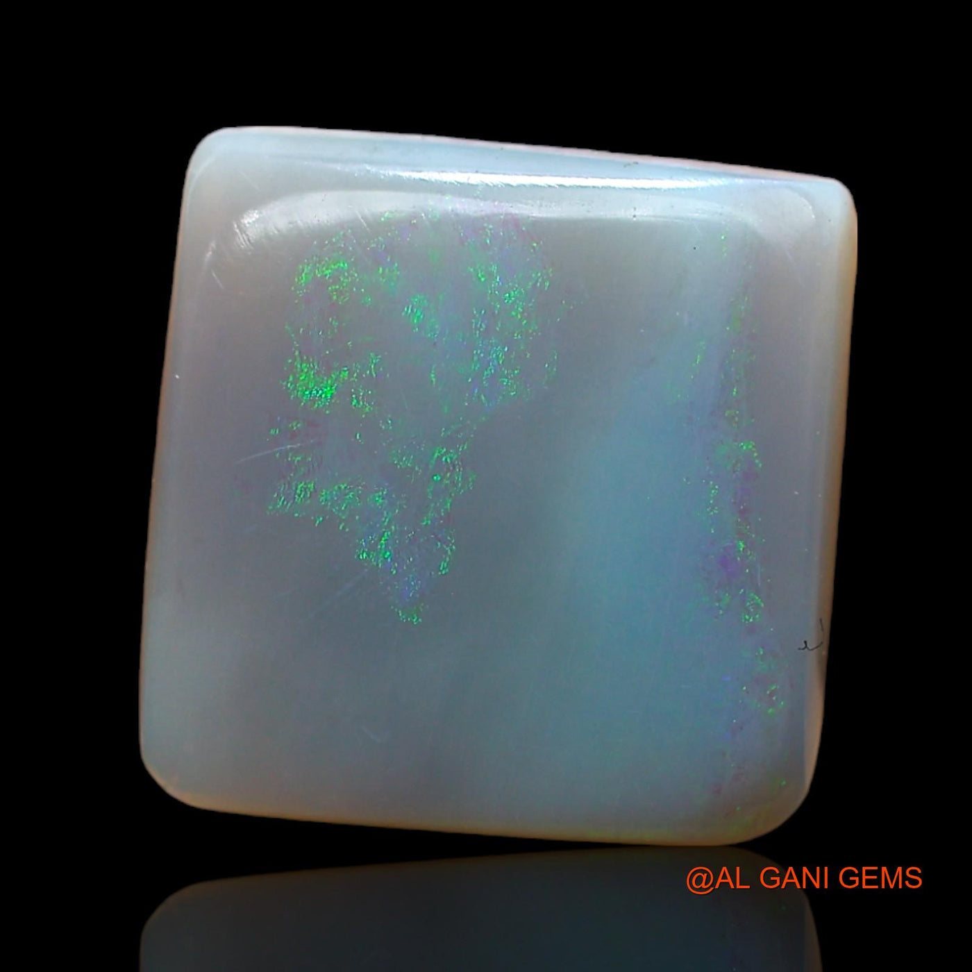 Natural Fire Opal Gemstone 6.00 Cts Loose Square Cabochon From Australia 13x13x4 mm AB-940