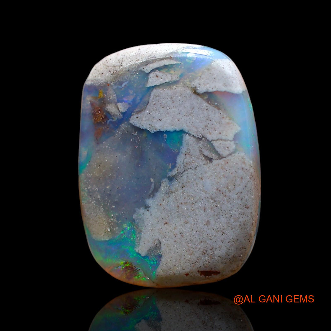 6.00 Cts Natural Australian Fire Opal Oval Cabochon Loose Gemstone For Jewelry 16x12x5 mm AB-941