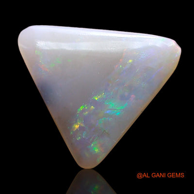 3.00 Cts Natural Australian Fire Opal Loose Gemstone Trillion Cabochon 14x13x2 mm AB-943