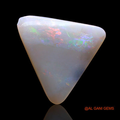 3.00 Cts Natural Australian Fire Opal Loose Gemstone Trillion Cabochon 14x13x2 mm AB-943