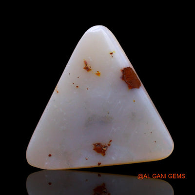 3.00 Cts Natural Australian Fire Opal Loose Gemstone Trillion Cabochon 14x13x2 mm AB-943