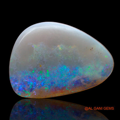 Natural Fire Opal Gemstone 3.00 Cts Loose Fancy Cabochon From Australia 16x11x2 mm AB-946
