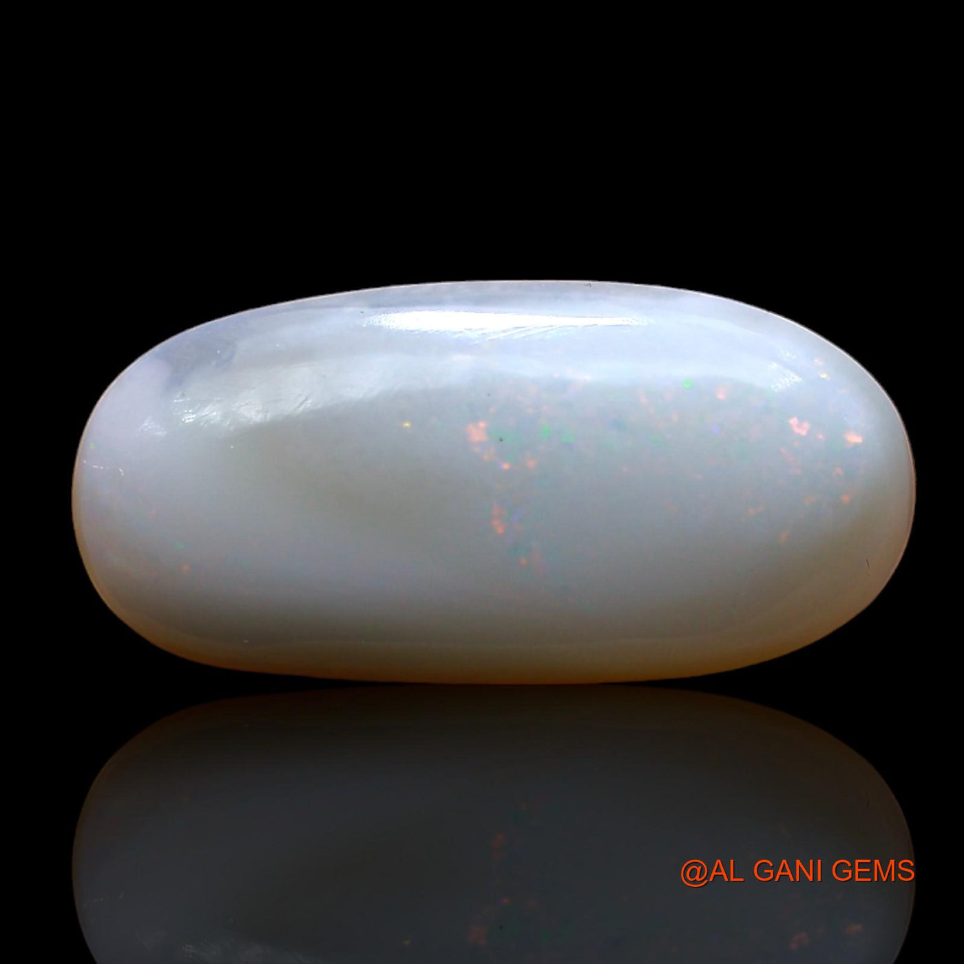 4.00 Cts Unheated Australian Fire Opal Loose Gemstone Oval Cabochon Natural 19x9x3 mm AB-947
