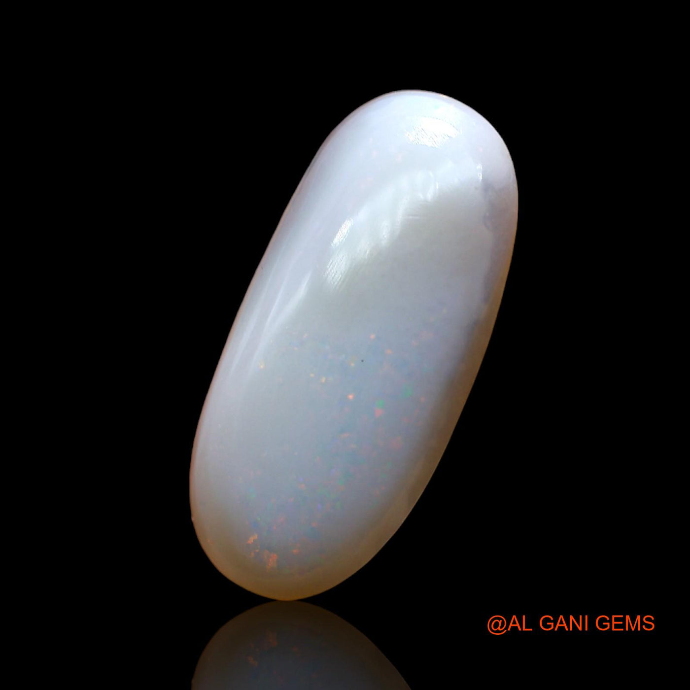 4.00 Cts Unheated Australian Fire Opal Loose Gemstone Oval Cabochon Natural 19x9x3 mm AB-947
