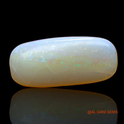 Natural Fire Opal Gemstone 4.00 Cts Loose Oval Cabochon From Australia 18x8x4 mm AB-948