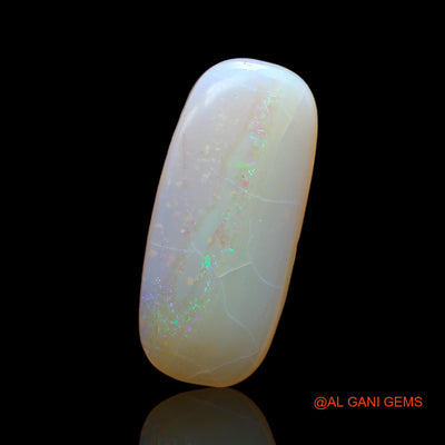 Natural Fire Opal Gemstone 4.00 Cts Loose Oval Cabochon From Australia 18x8x4 mm AB-948