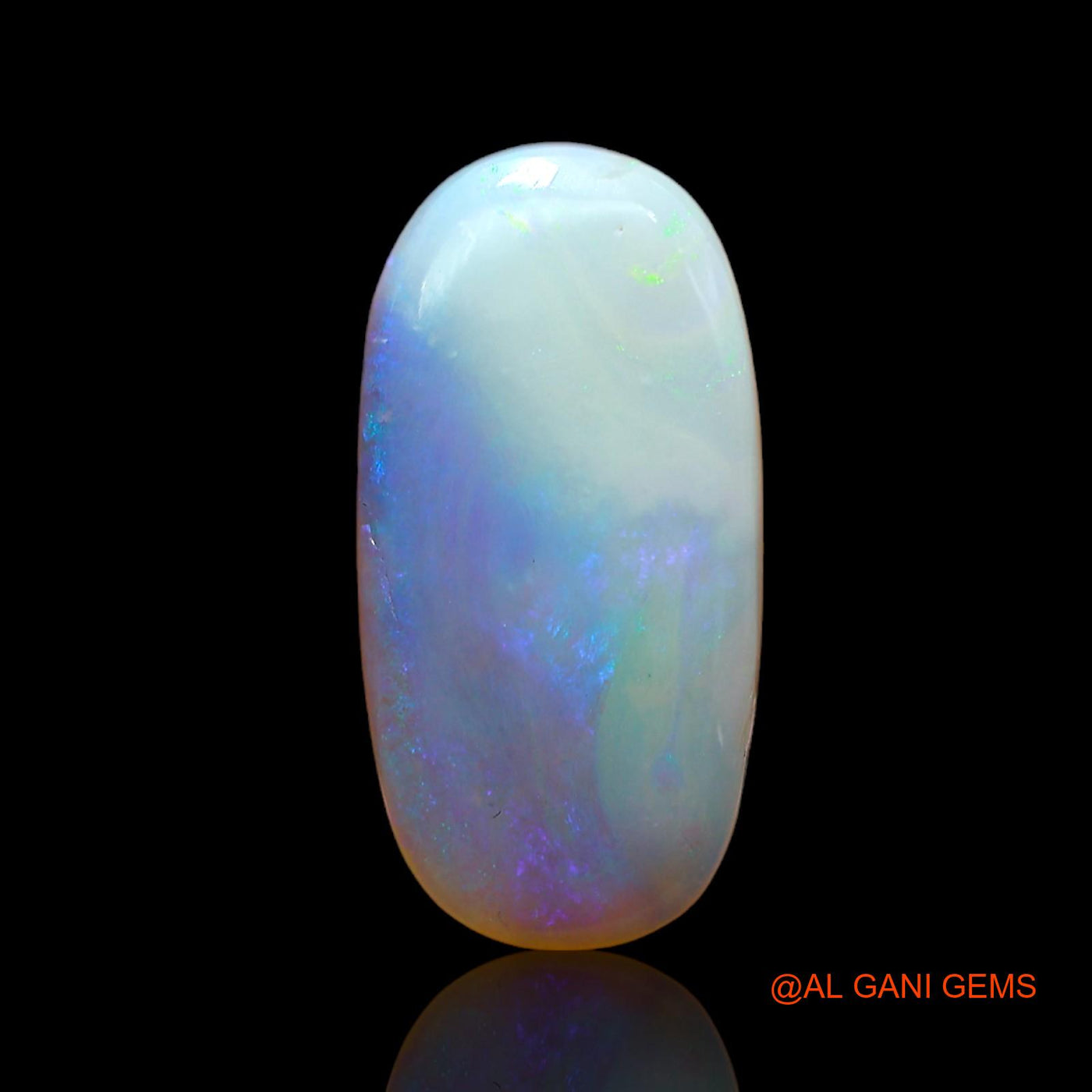 4.00 Cts Natural Australian Fire Opal Loose Gemstone Oval Cabochon 18x9x3 mm AB-950