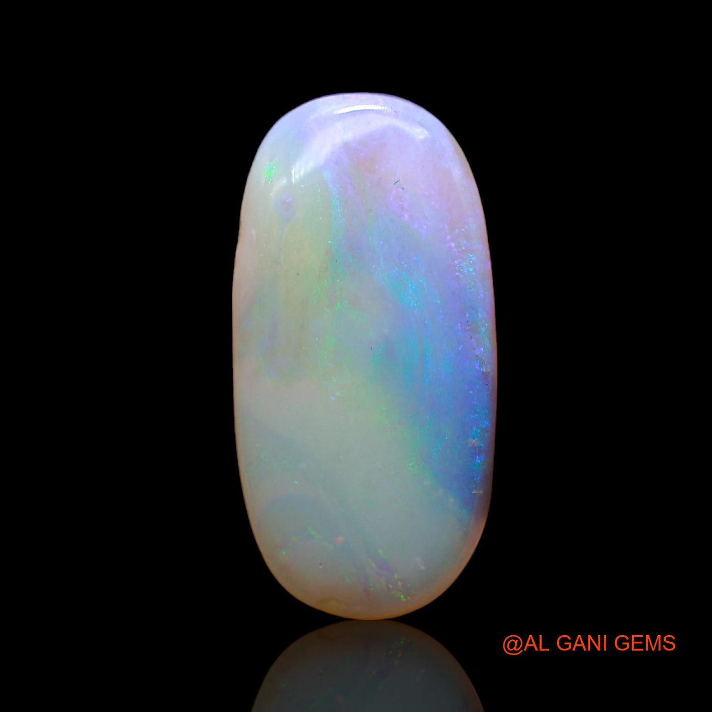 4.00 Cts Natural Australian Fire Opal Loose Gemstone Oval Cabochon 18x9x3 mm AB-950