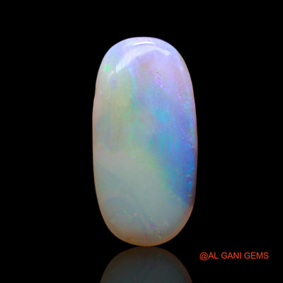 4.00 Cts Natural Australian Fire Opal Loose Gemstone Oval Cabochon 18x9x3 mm AB-950