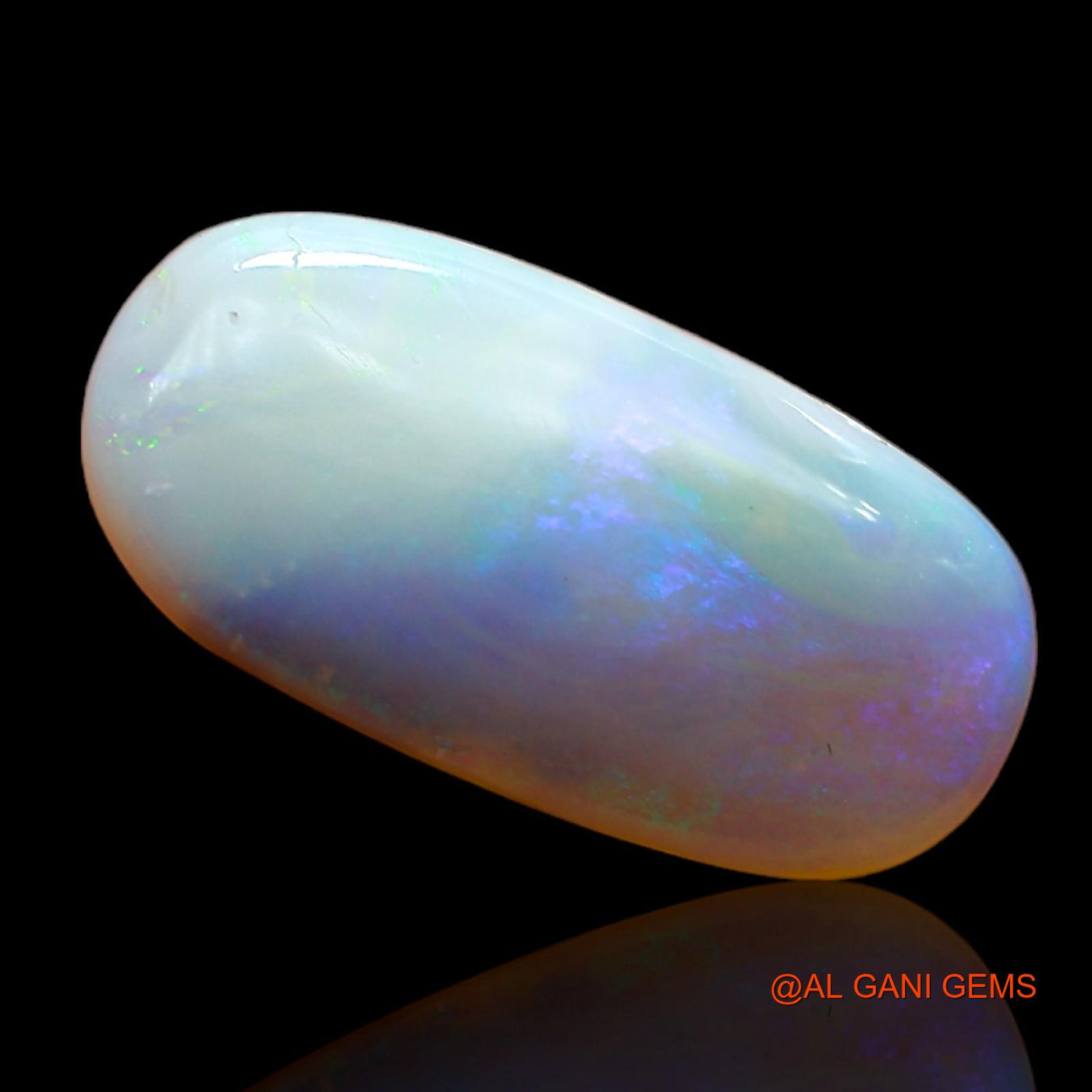 4.00 Cts Natural Australian Fire Opal Loose Gemstone Oval Cabochon 18x9x3 mm AB-950