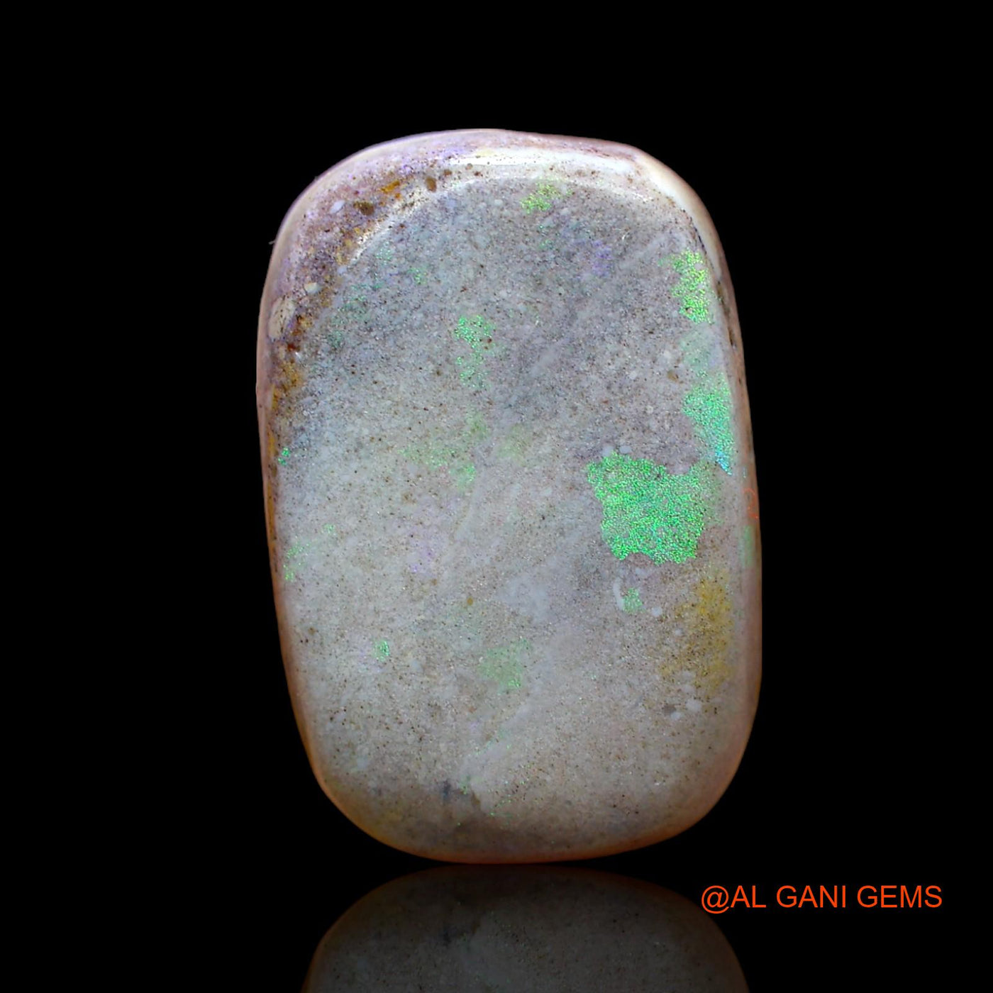 14.00 Cts Natural Australian Fire Opal Loose Gemstone Oval Cabochon 21x14x5 mm AB-951
