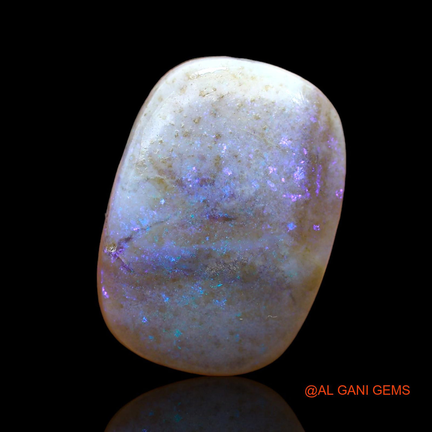 Natural Untreated Fire Opal Loose Gemstone Oval Cabochon From Australia 15.00 Cts 19x14x7 mm AB-953