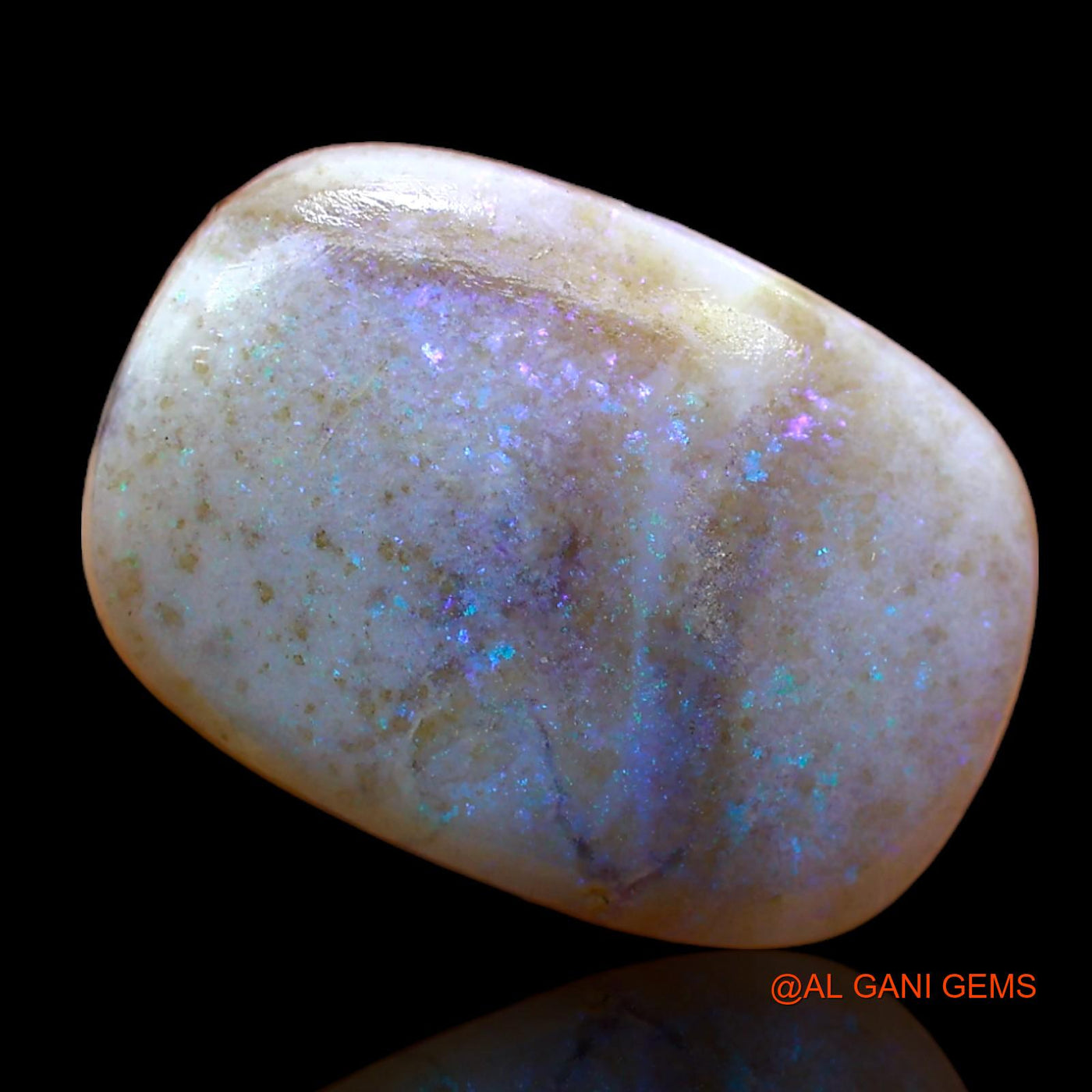 Natural Untreated Fire Opal Loose Gemstone Oval Cabochon From Australia 15.00 Cts 19x14x7 mm AB-953