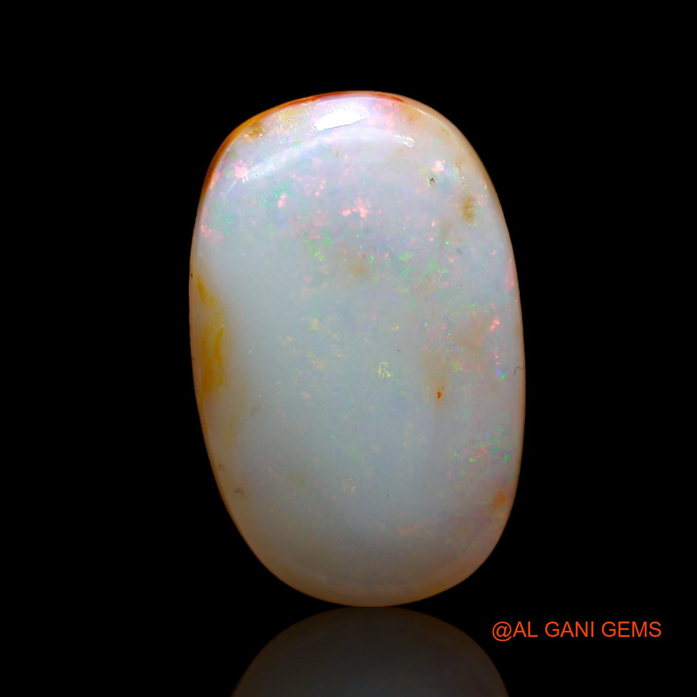 10.00 Cts Natural Australian Fire Opal Oval Cabochon Loose Gemstone For Jewelry 21x13x5 mm AB-954