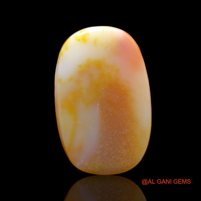 10.00 Cts Natural Australian Fire Opal Oval Cabochon Loose Gemstone For Jewelry 21x13x5 mm AB-954