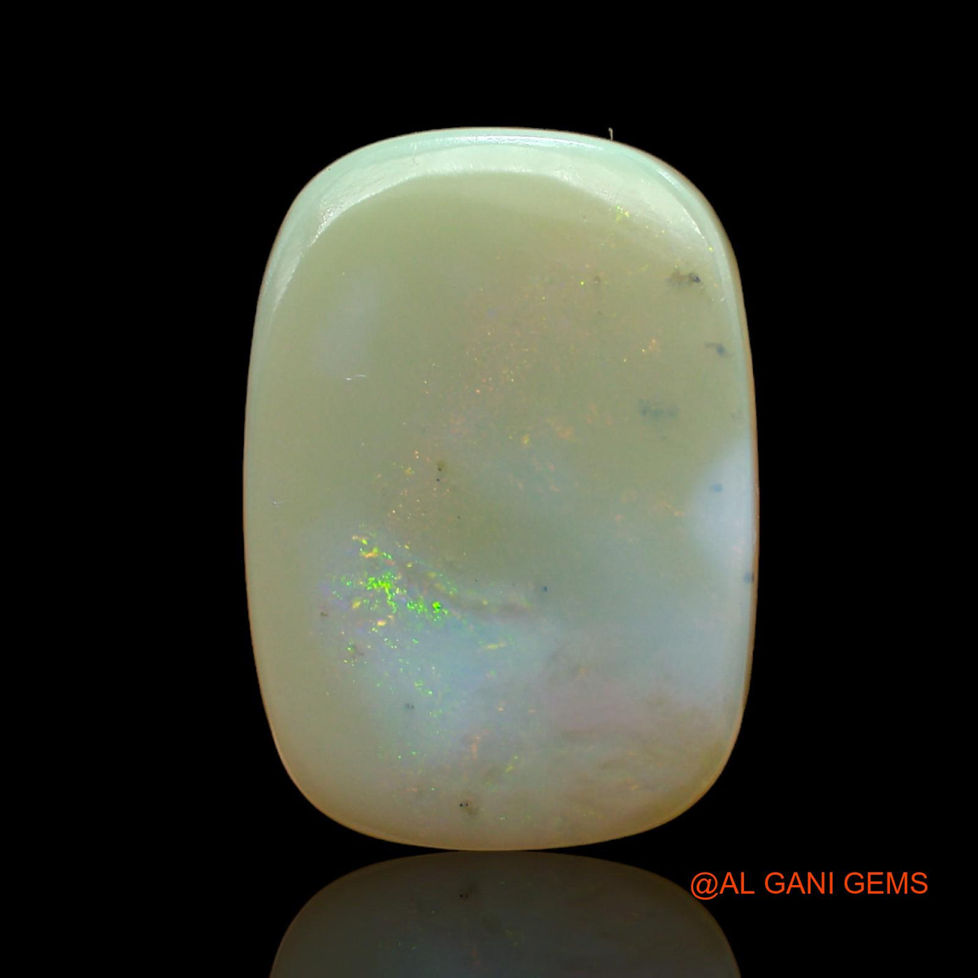 Natural Fire Opal Gemstone 14.00 Cts Loose Oval Cabochon From Australia 20x14x5 mm AB-955