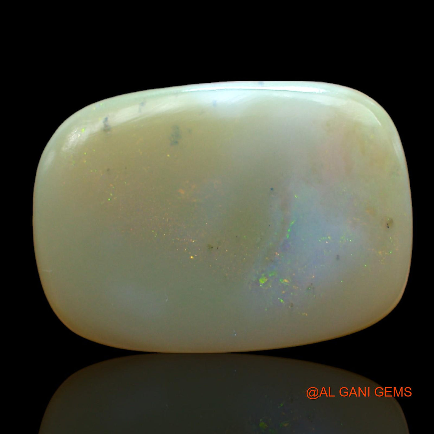 Natural Fire Opal Gemstone 14.00 Cts Loose Oval Cabochon From Australia 20x14x5 mm AB-955