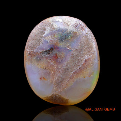 10.00 Cts Natural Australian Fire Opal Loose Gemstone Oval Cabochon 19x16x5 mm AB-957