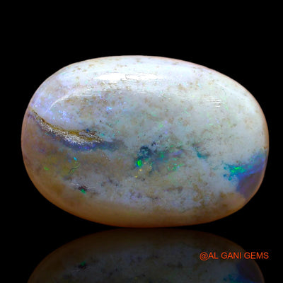 12.00 Cts Natural Australian Fire Opal Oval Cabochon Loose Gemstone For Jewelry 19x13x6 mm AB-958